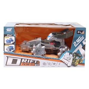 ماشین کنترلی مسابقه ای تبدیل شونده به بولدوزر_اسباب بازی ماشین کنترلی