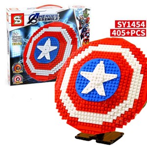 لگو مارول سپر کاپیتان آمریکا 405 قطعه مدل Captain America Lego SY1454_اسباب بازی لگو