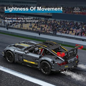 لگو تکنیک ماشین مسابقه ای 2872 قطعه با مقیاس 1:8 مدل Mould King 13123 Technik Sports Car Model_اسباب بازی لگو