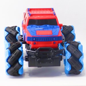 ماشین کنترلی آفرود با چرخ های کپسولی طرح مرد عنکبوتی اسپایدرمن مقیاس 1:18_اسباب بازی ماشین کنترلی