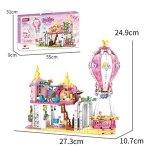 لگو فرندز خانه ویلایی با بالون 543 قطعه مدل WOMA TOY C0257_اسباب بازی لگو