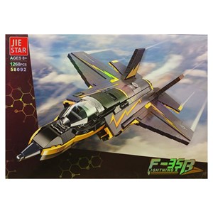 لگو کریتور جت جنگی 1268 قطعه مدل JIESTAR Military 58092 F-35B_اسباب بازی لگو