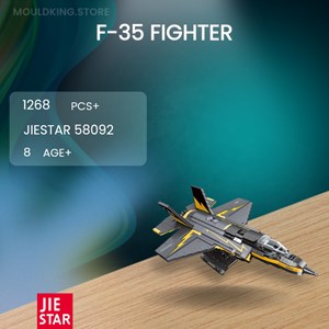 لگو کریتور جت جنگی 1268 قطعه مدل JIESTAR Military 58092 F-35B_اسباب بازی لگو