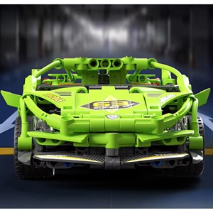 لگو تکنیک ماشین کنترلی شارژی 442 قطعه رنگ سبز مدل TA GAOLE T4027_اسباب بازی لگو