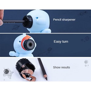 چراغ مطالعه طرح فضانورد با قابلیت تراش کردن_اسباب بازی اتاق کودک