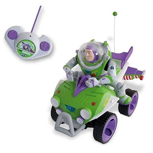 ماشین کنترلی با عروسک باز لایتر مدل Disney Toy Story Buzz Super Space Quad RC_اسباب بازی ماشین کنترلی