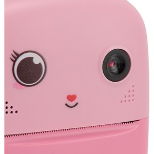 دوربین عکاسی و فیلمبرداری دیجیتال کودک با چاپ فوری حرارتی طرح خرگوش صورتی_اسباب بازی دیجیتال و هوشمند