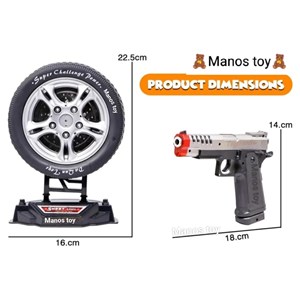 تفنگ اسباب بازی لیزری سیبل دار مدل sharp shooter_اسباب بازی تفنگ‌