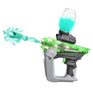 تفنگ اسباب بازی شارژی رگباری تیر ژله ای و شبرنگ مدل SKD CS001S_اسباب بازی تفنگ