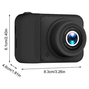 دوربین عکاسی و فیلمبرداری دیجیتال HD کودک مشکی مدل Micro single_اسباب بازی دیجیتال و هوشمند