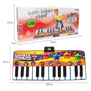 ارگ بزرگ سفره ای کودک 24 کلید مدل Musical Piano Keyboard Touch Playmat_اسباب بازی موسیقی