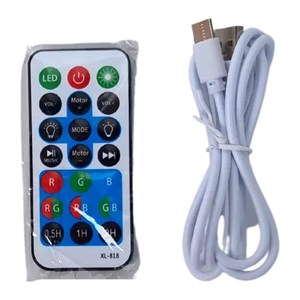 چراغ خواب طرح فضانورد کهکشانی کنترلی و اسپیکر دار بلوتوثی Astronaut Projector Light_اسباب بازی اتاق کودک