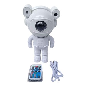 چراغ خواب طرح فضانورد کهکشانی کنترلی و اسپیکر دار بلوتوثی Astronaut Projector Light_اسباب بازی اتاق کودک