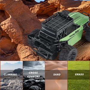 ماشین کنترلی دوربین دار آفرود سبز مدل LH-C050C-1_اسباب بازی ماشین کنترلی