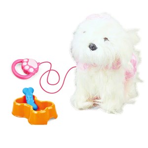 عروسک رباتیک هاپو پشمالو موزیکال با دسته ی کنترلی Puppy Pets Interactive Dog_عروسک رباتیک