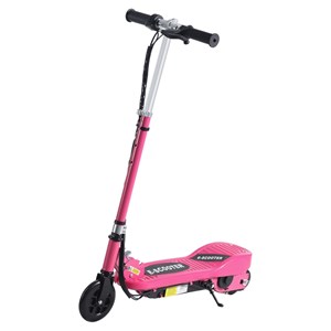 اسکوتر برقی تاشو 120 واتی با ارتفاع قابل تنظیم رنگ صورتی مدل HOMCOM E Scooter_اسکوتر