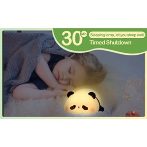 چراغ خواب سیلیکونی شارژی طرح پاندا خوابالو_اسباب بازی اتاق کودک