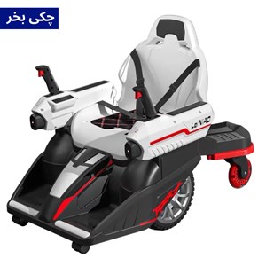 ماشین شارژی کارتینگ کنترلی 360 درجه با قابلیت پرتاب تیر ژله ای رنگ قرمز_اسباب بازی ماشین شارژی