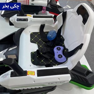 ماشین شارژی کارتینگ کنترلی 360 درجه با قابلیت پرتاب تیر ژله ای رنگ قرمز_اسباب بازی ماشین شارژی