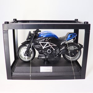 موتور اسباب بازی عقب کش موزیکال همراه با قاب رنگ مشکی_اسباب بازی موتور