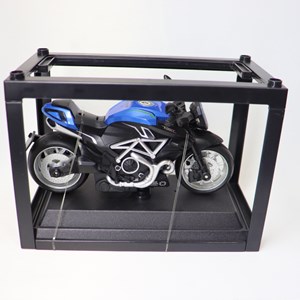 موتور اسباب بازی عقب کش موزیکال همراه با قاب رنگ مشکی_اسباب بازی موتور