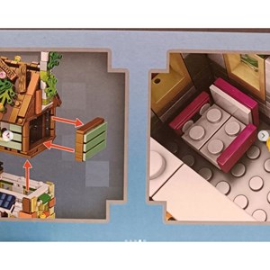 لگو ماینکرافت خانه درختی چراغدار 830  قطعه مدل Minecraft MG1300_اسباب بازی لگو