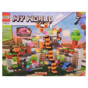 لگو ماینکرافت خانه درختی چراغدار 650 قطعه مدل Minecraft QS08 44090_اسباب بازی لگو