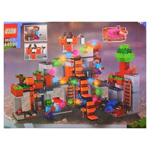 لگو ماینکرافت خانه درختی چراغدار 650 قطعه مدل Minecraft QS08 44090_اسباب بازی لگو