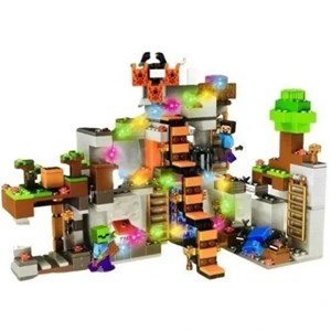لگو ماینکرافت خانه درختی چراغدار 650 قطعه مدل Minecraft QS08 44090_اسباب بازی لگو