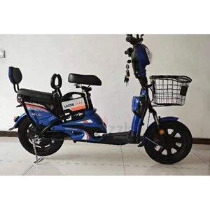 اسکوتر موتور سیکلت برقی پاکشتی دو نفره با باتری قابل حمل مدل LAZER STAR ELECTRIC SCOOTER_اسباب بازی موتور شارژی