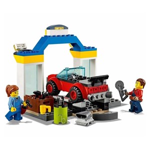 لگو سیتی ایستگاه خدمات خودرو 258 قطعه مدل CITIES 11391_اسباب بازی لگو