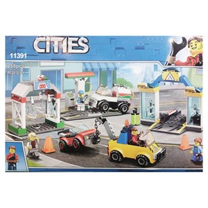 لگو سیتی ایستگاه خدمات خودرو 258 قطعه مدل CITIES 11391_اسباب بازی لگو