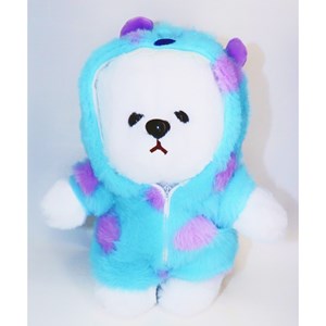 عروسک پولیشی خرس با لباس سالیوان_اسباب بازی عروسک دخترانه