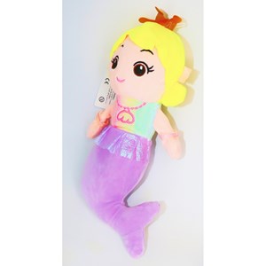 عروسک پولیشی پری دریایی رنگ بنفش_اسباب بازی عروسک دخترانه