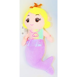 عروسک پولیشی پری دریایی رنگ بنفش_اسباب بازی عروسک دخترانه