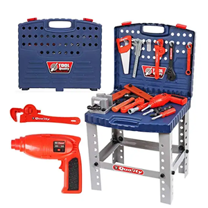 ست میز جعبه ابزار اسباب بازی با دریل کد 21-008 Super Tool Toys_اسباب بازی مشاغل