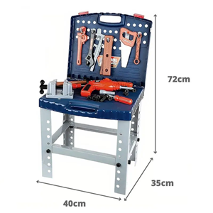 ست میز جعبه ابزار اسباب بازی با دریل کد 21-008 Super Tool Toys_اسباب بازی مشاغل