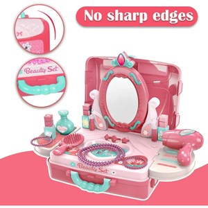 ست اسباب بازی میز آرایشی قابل حمل 3 حالته_اسباب بازی لوازم خانگی