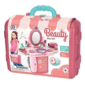 ست اسباب بازی میز آرایشی قابل حمل 3 حالته_اسباب بازی لوازم خانگی