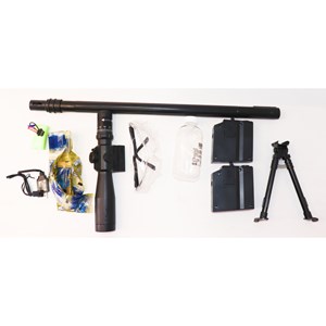 تفنگ اسباب بازی شارژی تیر ژله ای پایه دار دو حالته_اسباب بازی تفنگ‌