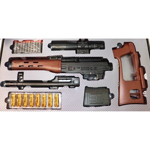 تفنگ اسباب بازی تک تیر انداز تیر فومی مدل SVD DO49C_اسباب بازی تفنگ