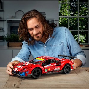 لگو تکنیک ماشین فراری 1677 قطعه مدل 86004 Ferrari 488 GTE_اسباب بازی لگو