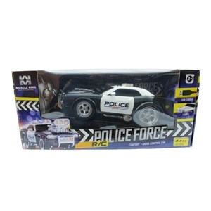 ماشین کنترلی شارژی پلیس مدل Muscle king_اسباب بازی ماشین کنترلی
