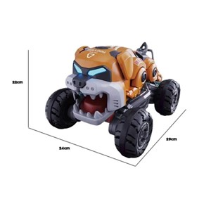 ماشین کنترلی شارژی دودزا طرح سگ بولداگ Bulldog Stunt Spray RC Car_اسباب بازی ماشین کنترلی