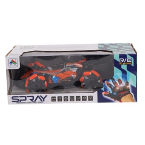 ماشین کنترلی چرخ کپسولی دودزا با دو کنترل دستی و دستبندی مدل آر سی مسابقه ای دریفت_اسباب بازی ماشین کنترلی