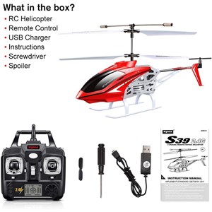 هلیکوپتر کنترلی سایما مدل SYMA S39 Helicopter_اسباب بازی کوادکوپتر