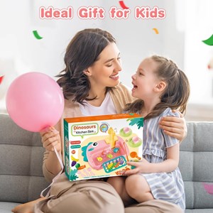 اسباب بازی سینک ظرفشویی و قلاب ماهیگیری رنگ صورتی_اسباب بازی لوازم خانگی