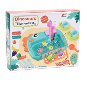 اسباب بازی سینک ظرفشویی و قلاب ماهیگیری_اسباب بازی لوازم خانگی