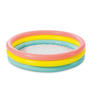 استخر بادی قطر 114 سانتیمتری کف بادی اینتکس طرح جدید_اسباب بازی ورزشی