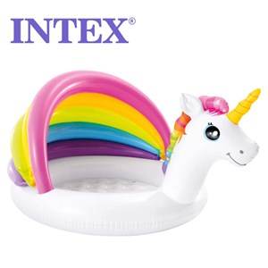 استخر بادی کف بادی اینتکس طرح یونیکورن (اسب تک شاخ)_اسباب بازی ورزشی